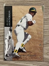 1994 Upper Deck Electric Diamond Rickey Henderson #60 HOF Oakland Athletics