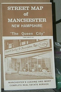 1970 Promotional Street Map of Manchester, New Hampshire - Picture 1 of 1