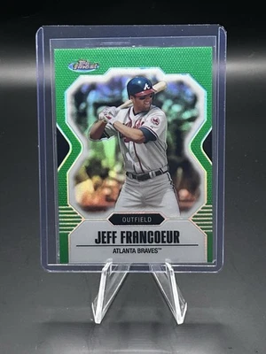 2007 Topps Finest #22 Jeff Francoeur Green ReFractor #'d /199 Braves Refractor - Image 1 of 2