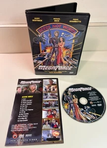 Megaforce DVD + Insert, 1982 Action Sci-Fi, Barry Bostwick, Michael Beck - Foto 1 di 3