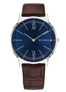 Orologio Tommy Hilfiger Uomo Pelle Marrone - 1791514 - NUOVO - Foto 1 di 6