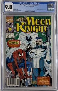Moon Knight #19 CGC 9.8 Newstand Marc Spector - Liefeld - Punisher - Rare - Picture 1 of 2