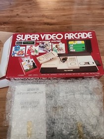 Intellivision Sears Tele-Games Center Super Video Arcade Opened Box Sealed Game