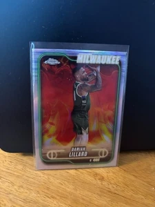 2024-25 Topps Chrome Basketball Refractor #2 Damian Lillard Bucks - Bild 1 von 3