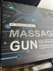 Massagepistole Pink 30 Geschwindigkeitsmodi 10 Aufsätze Modell KZD02 mit Koffer - Bild 1 von 10