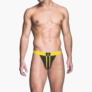 Prowler Red Ass-less Jock Strap Yellow Gay Male Sexy Underwear - Picture 1 of 10