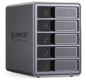 ORICO 5 Bay Hard Drive Enclosure RAID DAS Solution USB3.0 Dock Pro Series 110TB - Picture 1 of 7