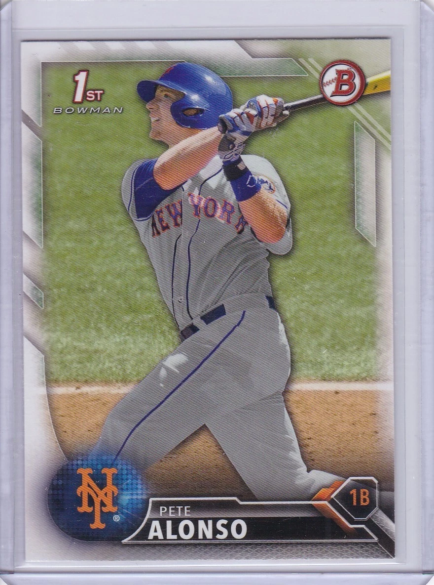Bowman Pete Alonso Baseball 2016 Season Sports Trading Cards