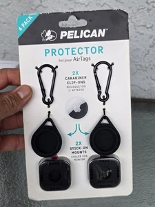 Neu Pelican Protector Serie Clip Ring für Apple Air Tags | Airtag 4er Pack - Bild 1 von 3
