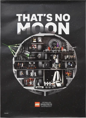 NEW SEALED LEGO 5010030 UCS Death Star Poster (23.5" x 31") - Gear Posters 2025 - Image 1 of 2