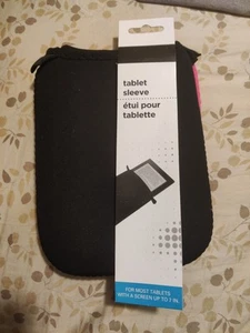 Pair Of Black And Pink Tablet Sleeves - Picture 1 of 3