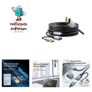 USB Extension Cable USB 3.0 Extension Cord Type A Male to Female Cord Nylon B... - Picture 1 of 8