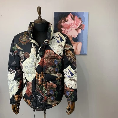 复古 Polo Ralph Lauren 滑雪船指南羽绒夹克独家尺寸 L — 第 1/4 张图片