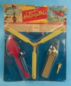 POCHER HELICOPTER FLYING TOY- VINTAGE 196Os ITALY - Picture 1 of 5