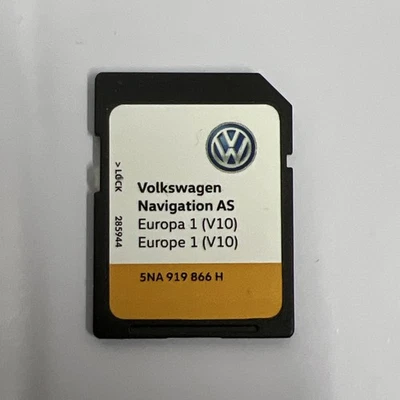 GENUINE VW DISCOVER MEDIA AS MIB2 SAT NAV NAVIGATION SD CARD V10 5NA919866H - Image 1 of 2