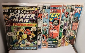 Luke Cage Power Man Marvel Comics 12 Stück (Konvolut 21 - 49) 1974 niedrige Qualität - Bild 1 von 14