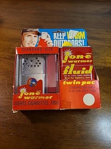 Vtg 1950's Jon-E Hand Warmer/Lighter —Original Box/Instruction Book/Felt Bag - Picture 1 of 11