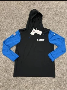 Herren Nike Detroit Lions Sideline Pre-Game Player 1/2-Zip Hoodie Jacke (Gr: S) - Bild 1 von 8