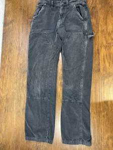 Pantalone BDG velluto a coste doppio ginocchio grigio taglia 28x31 falegname pattinatore urban outfitters - Foto 1 di 12