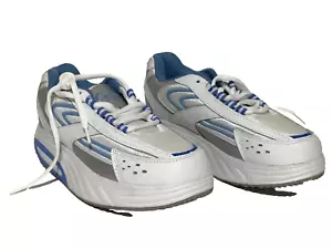 Curves Womens Rocker Sneakers Shoes White Leather Toning Shape Size 6 Athleisure - Picture 1 of 12