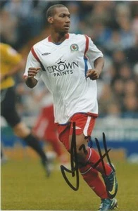 BLACKBURN: DAVID HOILETT SIGNED 6x4 ACTION PHOTO+COA - Picture 1 of 1