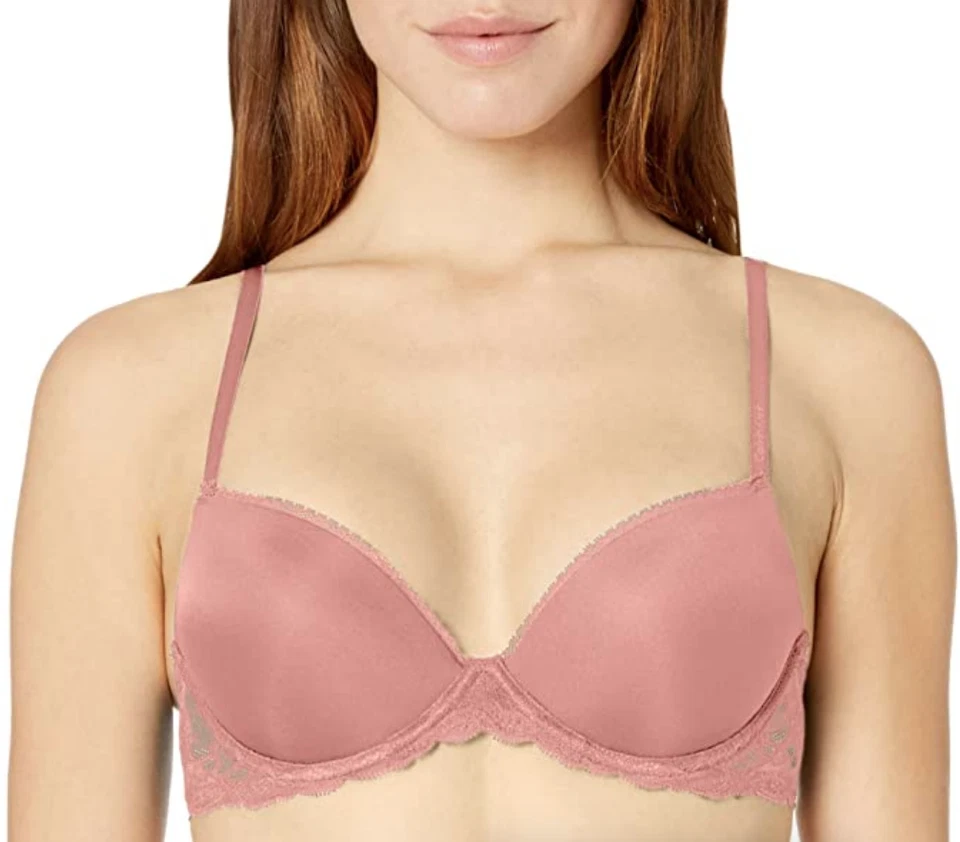 Sujetador Demi Calvin Klein Seductor Confort Encaje Para Mujer Talla 36D L96712 Foto 1 de 2