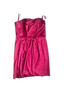 Women’s Size 12 Romantic Red Satin Cocktail Dress By White House Black Market - Picture 1 of 6