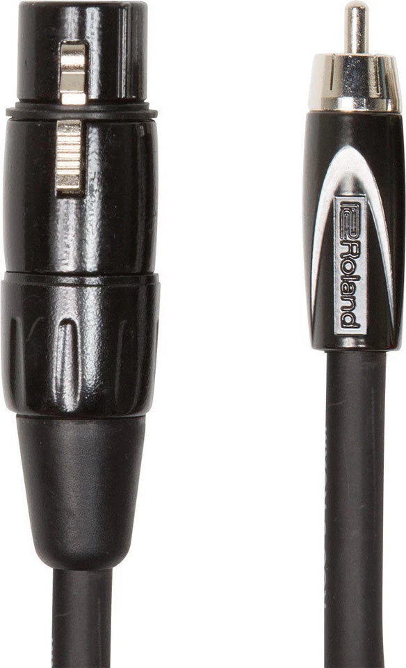 Roland RCC-10-RCXF Black Series XLR Female to RCA Interconnect Cable (10') - Image 1 of 1