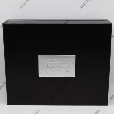 Night Time by azzaro Juego de 2 piezas 1,7 oz EDT spray, 2,7 oz desodorante en barra para hombres Foto 1 de 3