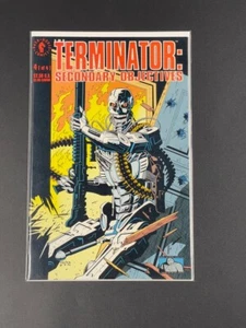 The Terminator: Secondary Objectives #4 - Cubierta de Paul Gulacy Dark Horse 1991 - Imagen 1 de 1