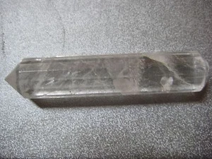 "Varita de corte pulido de curación de cristal transparente de 3,25" - Imagen 1 de 1