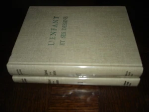 L'ENFANT ET SES DESSINS - Docteur H. Le Barre 1965 - 2 tomes - Picture 1 of 9