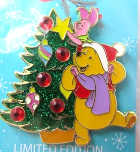Spilla Disney DPB Winnie the Pooh Maialino Albero di Natale LE 300 #160481 - Foto 1 di 3