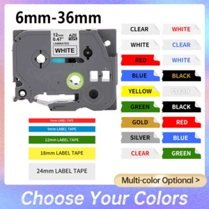 Kompatibel TZe-231 334 Schriftband laminiert für Brother P-Touch 6/9/12/18/24 mm - Bild 1 von 166