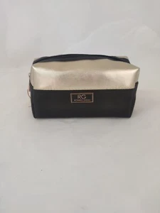 BORSELLO POCHETTE ROMEO GIGLI NERO E ORO X173 - Picture 1 of 4