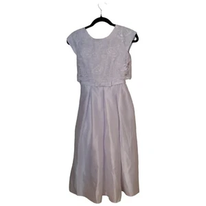 Sweet Kids Girl Lace Top Dress Formal Party Dress Christening Wedding White 12 - Picture 1 of 20