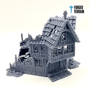 Ruined Merchants Market - Terreno de fantasía de 28 mm por paisaje imprimible | Modelo PLA - Imagen 1 de 5