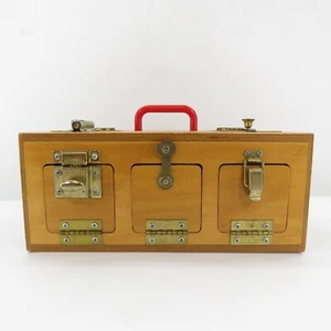 Cerradura educativa de madera y caja de pestillos juguete memoria - Imagen 1 de 9