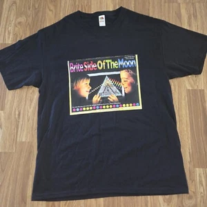 Rare 90s Pink Floyd Light Bright Dark Side Of Moon Vintage Tour Shirt Large NEW - Bild 1 von 9