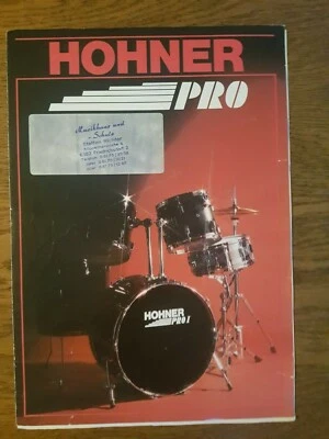 HOHNER Pro I Drums Werbebroschüre aus 1985, absolut Top erhalten & Rare ! - Bild 1 von 4