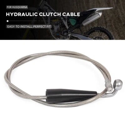 Cable de tubo de manguera de embrague hidráulico de acero para Husqvarna FC FE TC TE 250 300 350 450 Foto 1 de 4