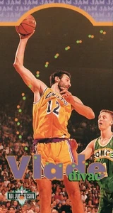 Fleer NBA Jam Session 1995-96 Vlade Divac #52 Tall Boy perfecto estado como nuevo - Imagen 1 de 2