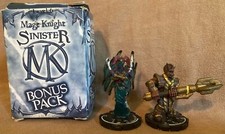 Wizkids Mage Knight Sinster Bonus Pack 2 Figures Solonavi Creator & Troll Gunner