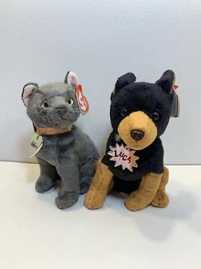 TY Beanie Babies (2) Luca & Arlene Garfield The Movie Dog Cat Plush Animals NWT - Picture 1 of 11