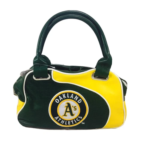 MLB Oakland Athletics Perfect Bowler Purse Hand Bag Cover