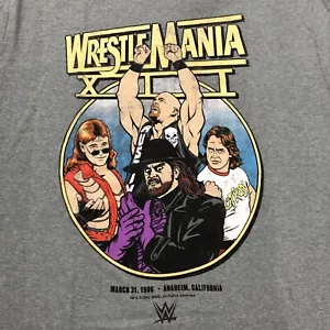 WWE WrestleMania XII T-Shirt Size XL Extra-Large Gray WWF - Picture 1 of 9