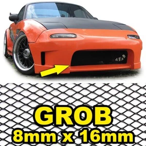 Aluminium Gitter Renngitter Wabengitter Racegitter 100X40cm 8x16mm Schwarz - Bild 1 von 4