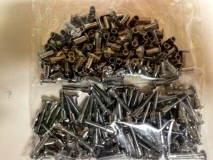 Shoulder Screw One Way 10-24x1-1/16" Steel Chrome& Barrel Nut 10-24-1/2 Pack 100 - Picture 1 of 1