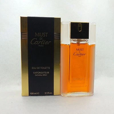 MUST DE CARTIER BY PARFUMS CARTIER EDT SPRAY 100 ML/3.3 FL.OZ.VINTAGE(D)  - Image 1 of 2