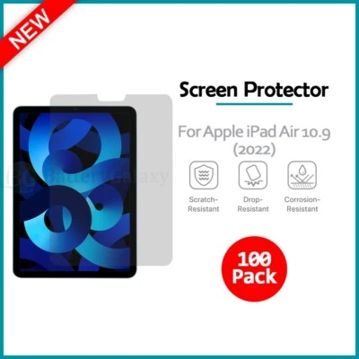100-Pack LCD Ultra Clear Screen Shield Protector for Apple iPad Air 10.9 (2022) - Image 1 of 4